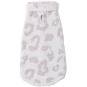 Barefoot Dreams CozyChic Barefoot in the Wild Dog Sweater, Cream/Stone, X-Small