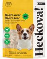 Heckova! Beef Lover Beef Liver Raw Freeze-Dried Dog Treats, 4-oz bag