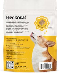 Heckova! Beef Lover Beef Liver Raw Freeze-Dried Dog Treats, 4-oz bag slide 2 of 7