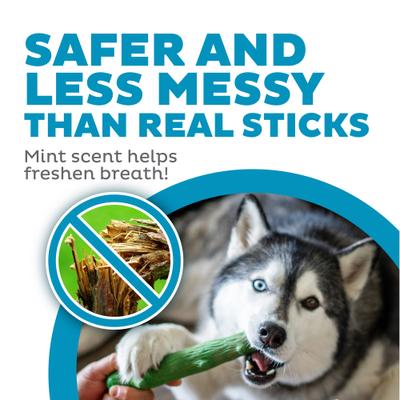 Show full view: Petstages Dogwood Mint Bone Tough Dog Chew Toy, Large, 2 count slide 2 of 12