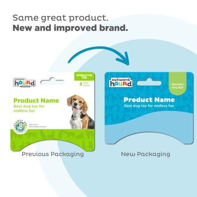 Show full view: Outward Hound Orbee-Tuff Squeak Ball Tough Dog Chew Toy, Blue slide 8 of 11