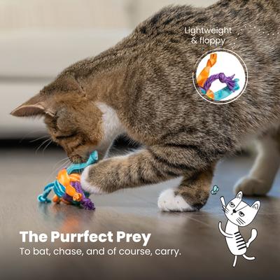 Show full view: Catstages Tons of Tails Cat Toy with Catnip, Color Varies slide 6 of 11