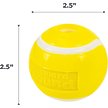 Show in main carousel: Outward Hound Sport Ballz Tennis Ball Treat-Dispensing Fetch Ball Dog Toy slide 7 of 11