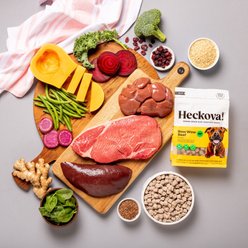 Heckova! Bow Wow Cow Beef Complete Meal Raw Freeze-Dried Dog Food, 20-oz bag slide 2 of 8