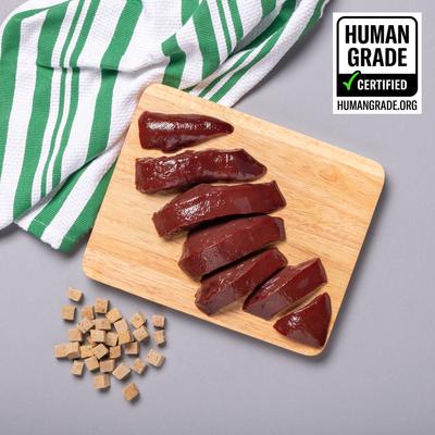 Show full view: Heckova! Beef Lover Beef Liver Raw Freeze-Dried Dog Treats, 4-oz bag slide 5 of 10
