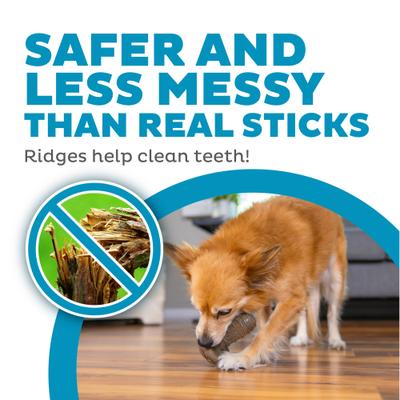 Show full view: Outward Hound Dogwood Mushroom Peanut Butter Scented Tough Dog Chew Toy, Medium slide 2 of 10