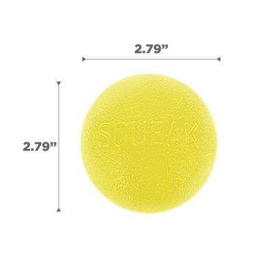 Show full view: Outward Hound Squeak Ball Dog Toy, Yellow slide 7 of 10