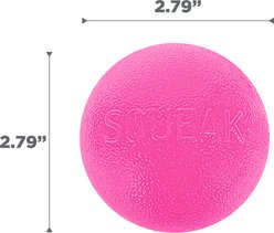 Outward Hound Squeak Ball Dog Toy, Pink slide 2 of 8
