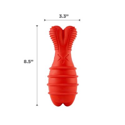Show full view: Petstages Grunt Fetch Bunny Stick Dog Chew Toy, Red slide 7 of 10