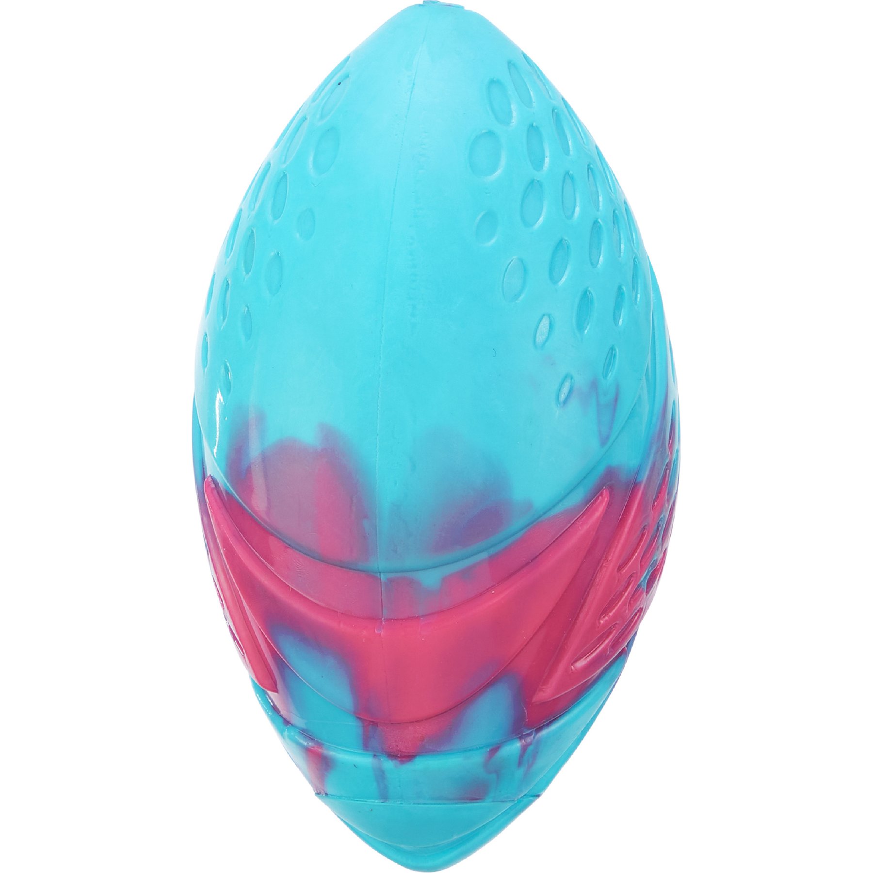 Outward Hound Grunt N Punt Football Dog Toy, Blue & Pink