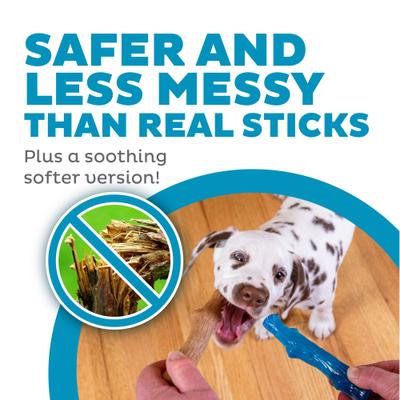 Show full view: Petstages Dogwood Tough Puppy Chew Toy, Small, 2 count slide 3 of 13