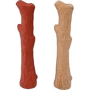 Petstages Dogwood BBQ & Natural Flavor Bone Tough Dog Chew Toy, Medium, 2 count