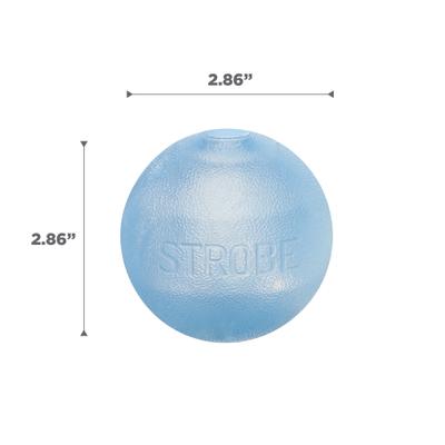 Show full view: Outward Hound Orbee-Tuff LED Strobe Ball Tough Dog Chew Toy, Blue slide 8 of 12