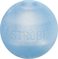 Outward Hound Orbee-Tuff LED Strobe Ball Tough Dog Chew Toy, Blue