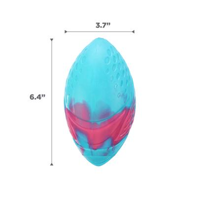 Show full view: Outward Hound Grunt N Punt Football Dog Toy, Blue & Pink slide 7 of 10