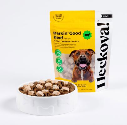 Show full view: Heckova! Barkin' Good Beef Raw Freeze-Dried Dog Treats, 4-oz bag slide 3 of 11