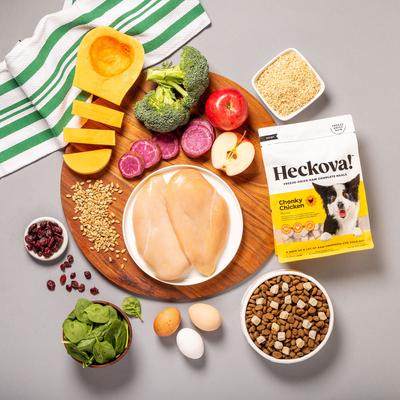 Show full view: Heckova! Chonky Chicken Complete Meal Raw Freeze-Dried Dog Food, 20-oz bag slide 5 of 11