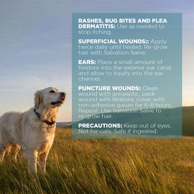 Show full view: Farm Dog Naturals Restore Dog Skin Care Treatment, 2-oz jar slide 6 of 8