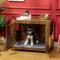 Show in main carousel: PawHut Furniture Style Dog Crate End Table with Soft Cushion, Walnut, 33.5 x 22.75 x 27.5-in slide 2 of 9