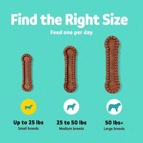 Show full view: Vibeful Small Daily Dental Chews for Dogs, Chicken Flavor, 7 count slide 5 of 9