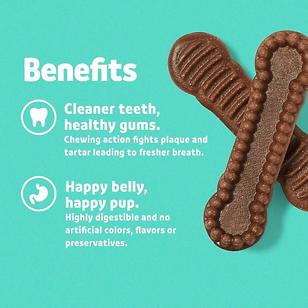 Show full view: Vibeful Small Daily Dental Chews for Dogs, Chicken Flavor, 7 count slide 3 of 9