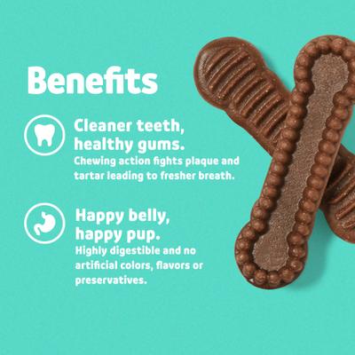 Show full view: Vibeful Small Daily Dental Chews for Dogs, Chicken Flavor, 30 count slide 4 of 10