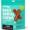 Show in main carousel: Vibeful Large Daily Dental Chews for Dogs, Cinnamon Flavor, 7 count slide 1 of 9