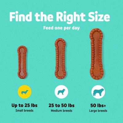 Show full view: Vibeful Small Daily Dental Chews for Dogs, Cinnamon Flavor, 30 count slide 6 of 10