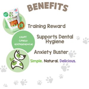 Nature Gnaws USA Turkey Rings Natural Dog Chew Treats, 8-oz bag