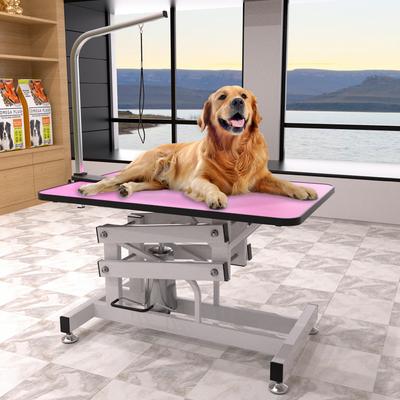 Show full view: Cesicia Z-Lift Adjustable Height Dog Grooming Table, Pink, 21 to 36-in slide 4 of 8
