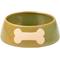 Show in main carousel: Primitives By Kathy Bone Ceramic Dog Bowl, Green, 4-cup slide 2 of 4