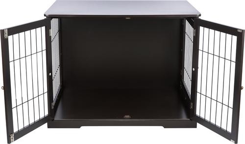 Show full view: TRIXIE Wood & Wire Furniture Side Table Pet Crate, Large, Espresso Brown slide 7 of 9