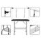 Show in main carousel: Cesicia Folding Dog & Cat Grooming Table, Black, 46-in slide 4 of 6