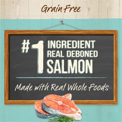 Show full view: Merrick Purrfect Bistro Grain-Free Salmon Pate Canned Cat Food, 3-oz can, case of 3 slide 6 of 13