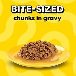Temptations Chicken, Seafood, Backyard Cookout & Catnip Variety Pack Bites in Gravy Adult Wet Cat Food, 3.5-oz tray, case of 36 slide 2 of 9