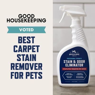 Show full view: Rocco & Roxie Supply Co. Litter Box Cat Odor Eliminator, 12-fl oz bottle + Professional Strength Stain & Odor Eliminator, 24-fl oz spray slide 8 of 9