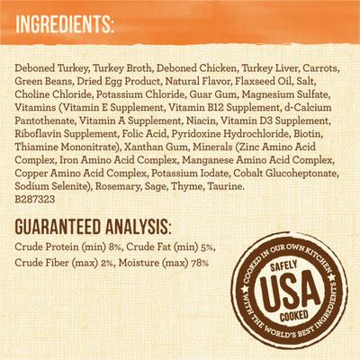 Show full view: Merrick Lil' Plates Petite Pates Premium Grain-Free Turkey Dinner Wet Dog Food, 3-oz can, case of 3 slide 7 of 12