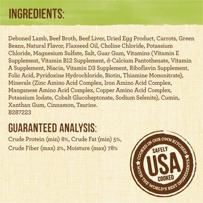 Show full view: Merrick Lil' Plates Petite Pates Premium Grain-Free Lamb Dinner Wet Dog Food, 3-oz can, case of 3 slide 7 of 12