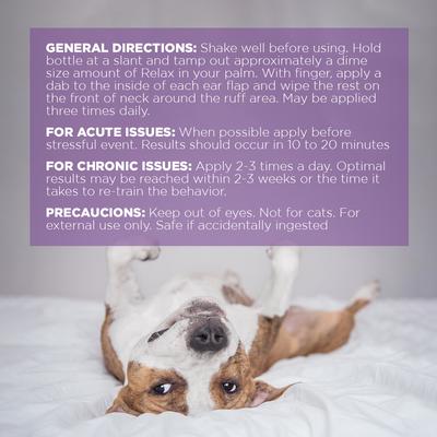 Show full view: Farm Dog Naturals Relax Stress & Anxiety Formula Calming Liquid for Dogs, 1-fl oz bottle slide 6 of 7