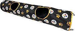 Pets First Pittsburgh Steelers Cat Tunnel Toy with Catnip