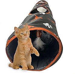 Pets First Texas Longhorns Cat Tunnel Toy with Catnip slide 2 of 9