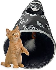 Pets First Las Vegas Raiders Cat Tunnel Toy with Catnip slide 2 of 9