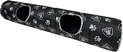 Pets First Las Vegas Raiders Cat Tunnel Toy with Catnip