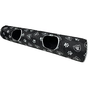 Pets First Las Vegas Raiders Cat Tunnel Toy with Catnip