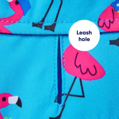 Show full view: Frisco Summer Flamingo Dog & Cat Polo Camp Shirt, Small slide 6 of 12