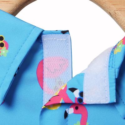 Show full view: Frisco Summer Flamingo Dog & Cat Polo Camp Shirt, Small slide 7 of 12