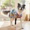 Show in main carousel: Frisco Summer Ruffle Hem Dog & Cat Dress, Tropical Palms, Large slide 6 of 10
