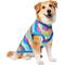 Show in main carousel: Frisco Summer Tropical Wave Stripe Dog & Cat T-Shirt, X-Large slide 1 of 10