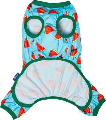Show full view: Frisco Summer Watermelon Print Dog & Cat Jersey PJs, X-Small slide 5 of 11