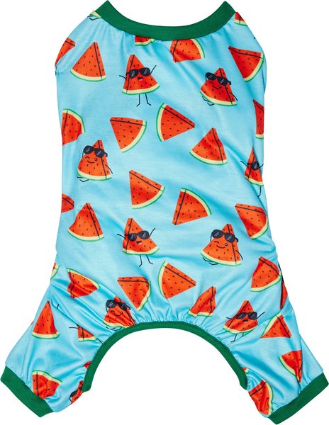 Show full view: Frisco Summer Watermelon Print Dog & Cat Jersey PJs, X-Small slide 4 of 11
